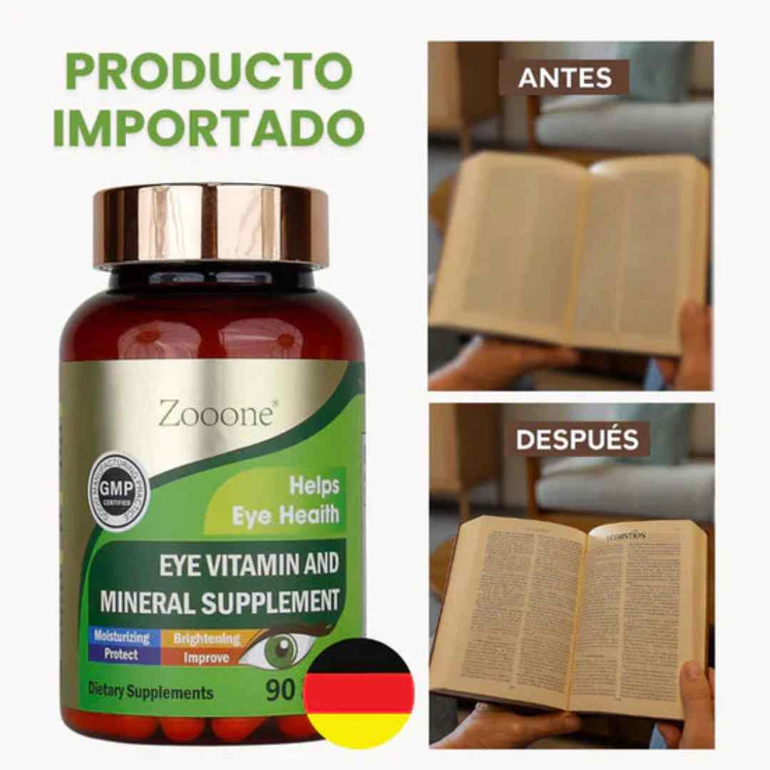 💊ZOONE™ Suplemento Visual – Protección y claridad para tus ojos cada día