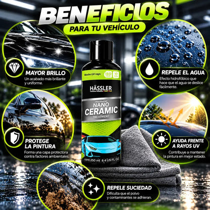 Nano Cerámico para Autos | Protección y Acabado Brillante