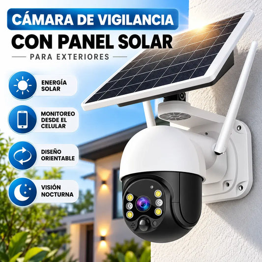 Cámara de Seguridad Solar | Vigile su Hogar desde el Celular