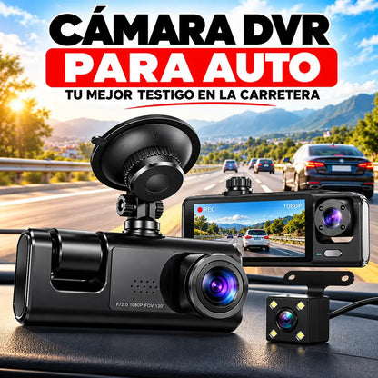 Cámara DVR para Auto | Graba lo que Ocurre Delante y Detrás