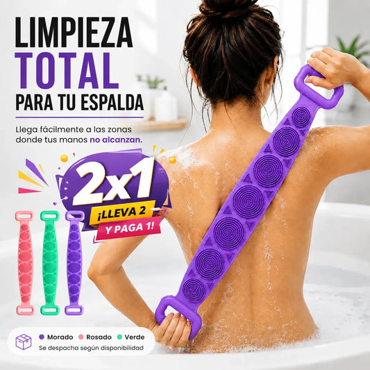 Cepillo de Silicona para Espalda | Limpia sin Esfuerzo