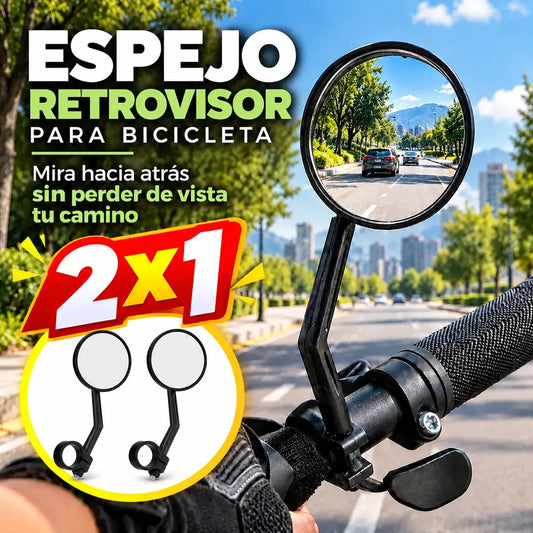 Espejo Retrovisor para Bicicleta | Mira Detrás sin Girar la Cabeza