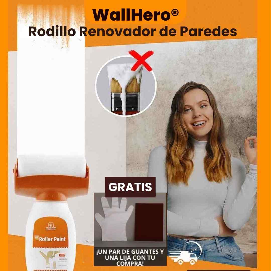 WallHero® | Rodillo Cubre Manchas, Marcadores y Más en Segundos