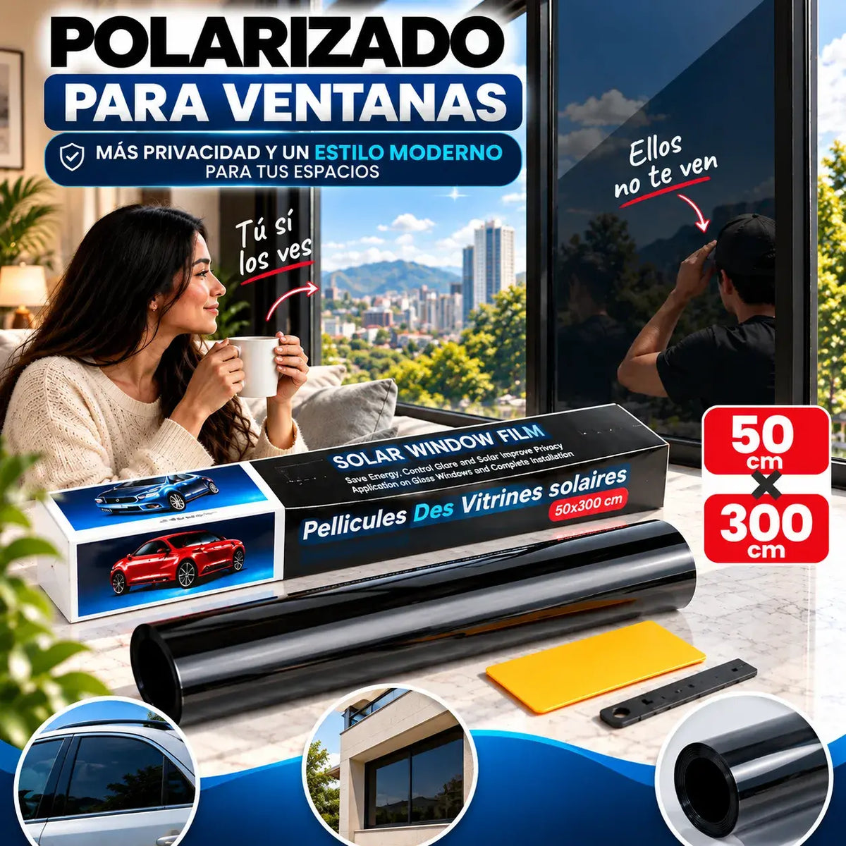 Film Solar para Ventanas | Ayuda a Controlar la Entrada de Luz